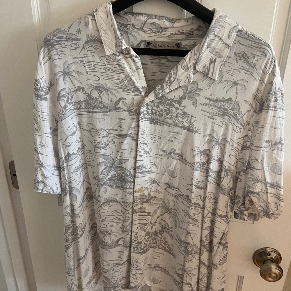 New Without Tags All Saints Button Down